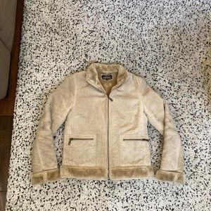 Naf Naf Shearling leather jacket